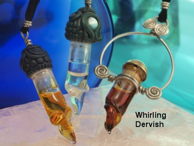 Shiva Perfume in Whirling Dervish Pendant